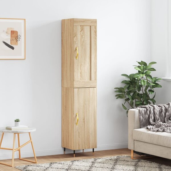 Skříň highboard dub sonoma 34,5 x 34 x 180 cm kompozitní dřevo 3200116