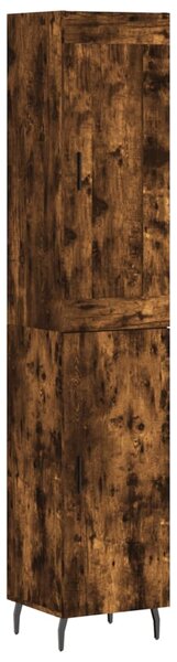 Skříň highboard kouřový dub 34,5 x 34 x 180 cm kompozitní dřevo 3200150