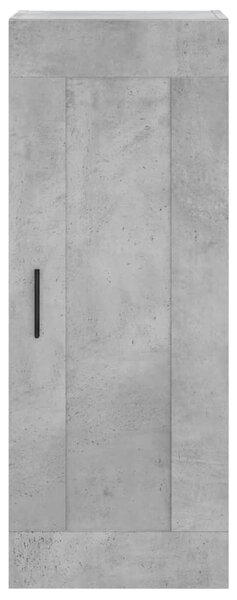 Skříň highboard betonově šedá 34,5x34x180 cm kompozitní dřevo 3200341