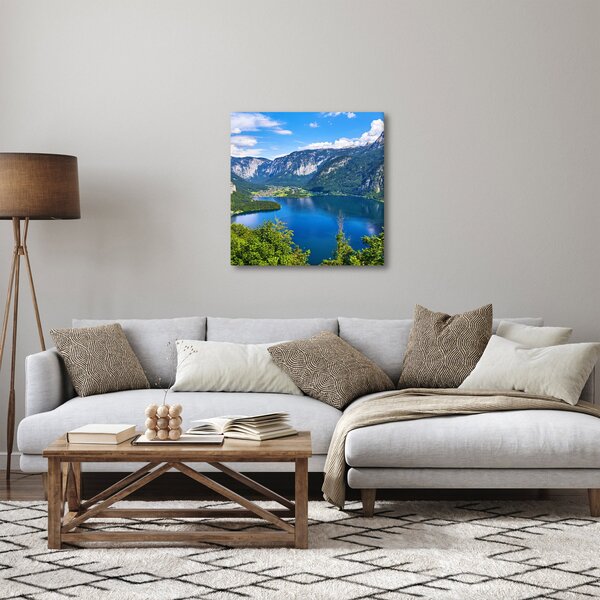 Obraz - Halštatské jezero, Hallstatt, Rakousko (30x30 cm)
