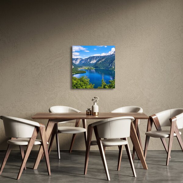 Obraz - Halštatské jezero, Hallstatt, Rakousko (30x30 cm)