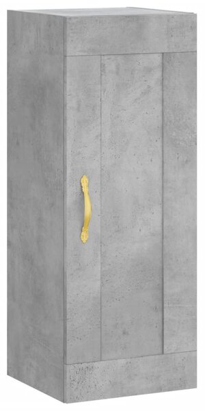 Skříň highboard betonově šedá 34,5x34x180 cm kompozitní dřevo 3200117