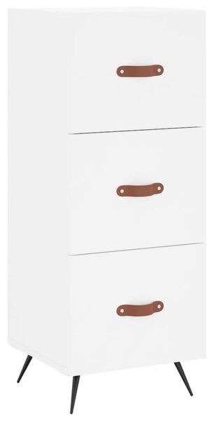 Skříň highboard bílá 34,5 x 34 x 180 cm kompozitní dřevo 3200169