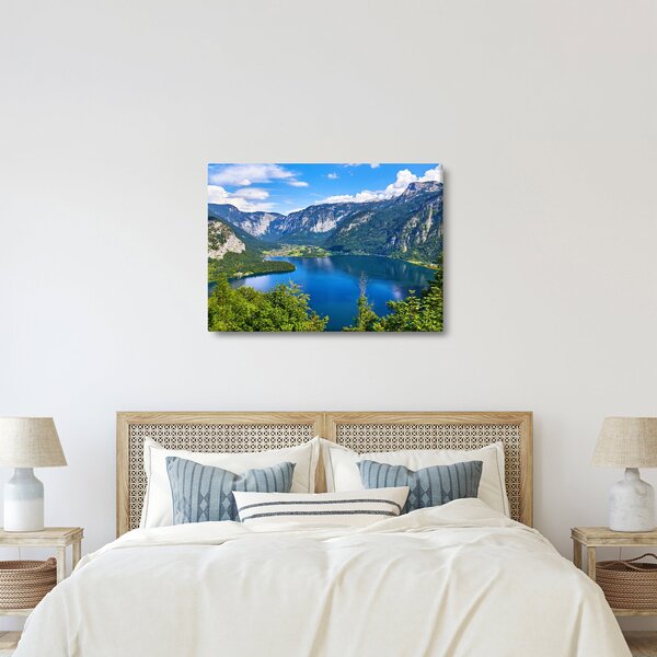 Obraz - Halštatské jezero, Hallstatt, Rakousko (70x50 cm)