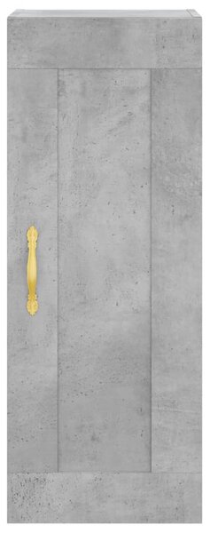 Skříň highboard betonově šedá 34,5x34x180 cm kompozitní dřevo 3200437