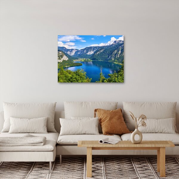 Obraz - Halštatské jezero, Hallstatt, Rakousko (70x50 cm)