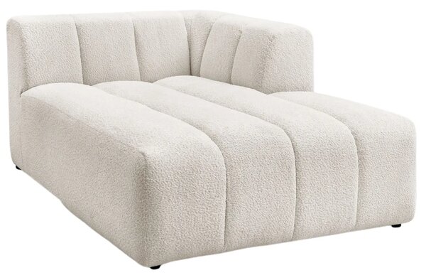 Bobochic Paris Bílá bouclé lenoška Annecy 170 cm, pravá
