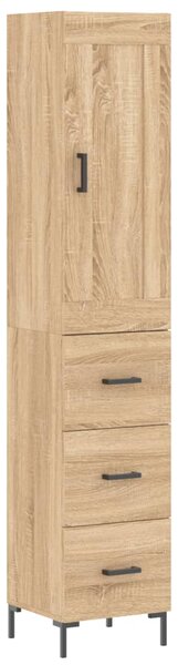 Skříň highboard dub sonoma 34,5 x 34 x 180 cm kompozitní dřevo 3200196