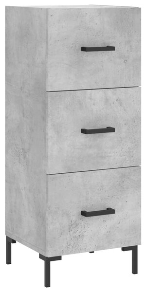 Skříň highboard betonově šedá 34,5x34x180 cm kompozitní dřevo 3200197
