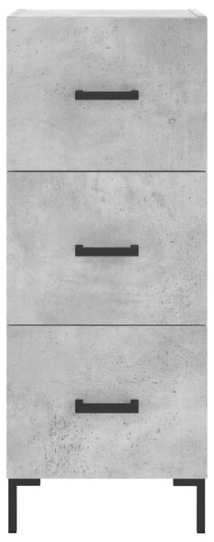 Skříň highboard betonově šedá 34,5x34x180 cm kompozitní dřevo 3200197