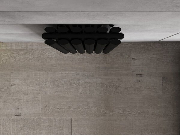 Mexen Dallas dekorativní radiátor 1600 x 360 mm, 1039 W, černý - W214-1600-360-00-70