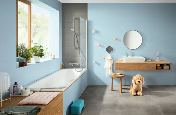 Hansgrohe Ecostat E Vanový termostat na stěnu, chrom 15774000
