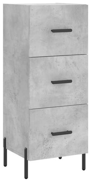 Skříň highboard betonově šedá 34,5x34x180 cm kompozitní dřevo 3200205