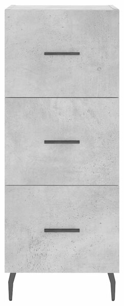 Skříň highboard betonově šedá 34,5x34x180 cm kompozitní dřevo 3200213