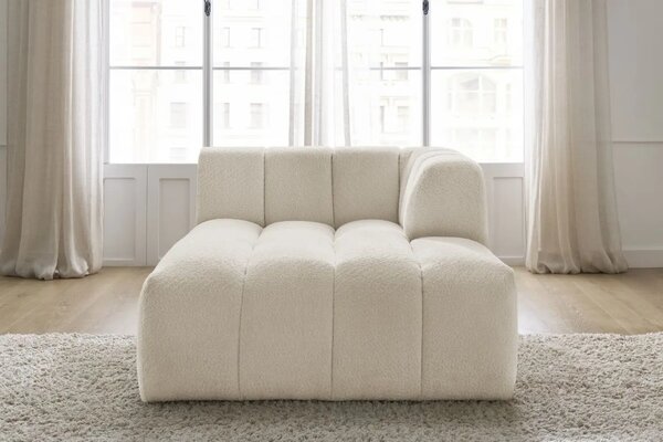 Bobochic Paris Béžová bouclé lenoška Annecy 170 cm, pravá