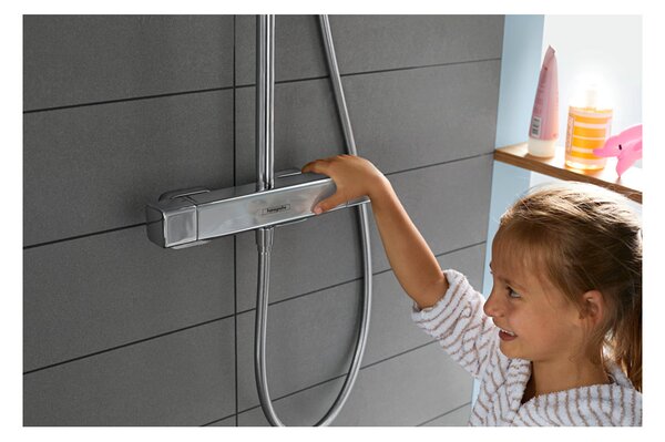 Hansgrohe Ecostat E Sprchový termostat na stěnu, chrom 15773000