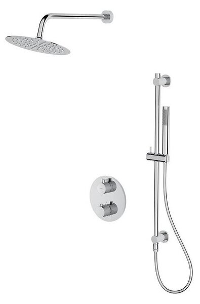 Cersanit S952-032-Sprchová sada s termostat. podomítkovou baterií ZEN lesk chrom
