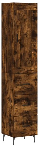 Skříň highboard kouřový dub 34,5 x 34 x 180 cm kompozitní dřevo 3200214