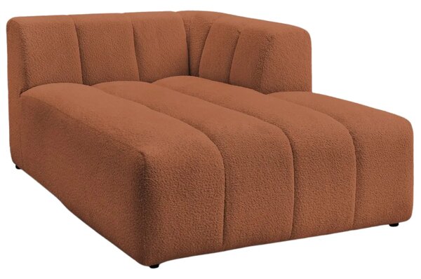 Bobochic Paris Terakotově oranžová bouclé lenoška Annecy 170 cm, pravá