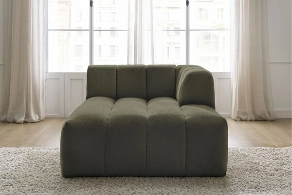 Bobochic Paris Zelená bouclé lenoška Annecy 170 cm, pravá
