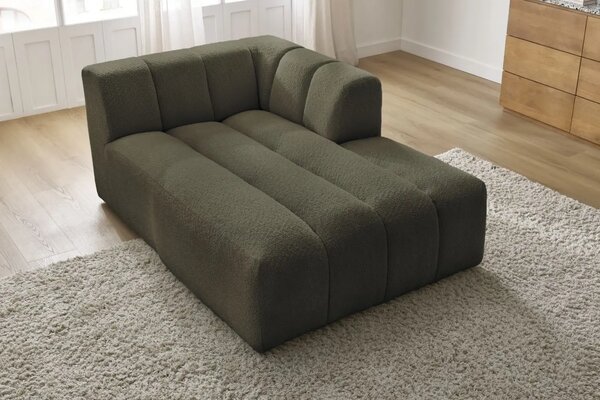 Bobochic Paris Zelená bouclé lenoška Annecy 170 cm, pravá