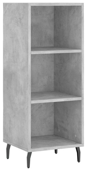 Skříň highboard betonově šedá 34,5x34x180 cm kompozitní dřevo 3200341