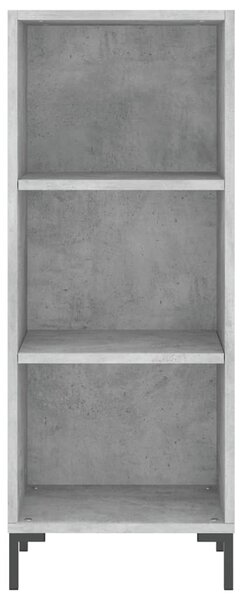Skříň highboard betonově šedá 34,5x34x180 cm kompozitní dřevo 3200325