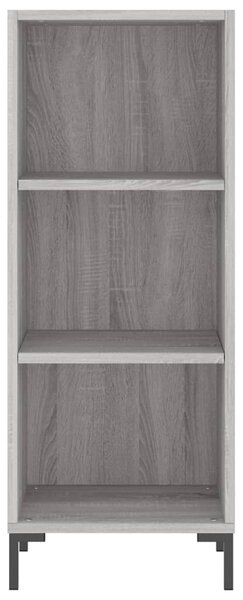 Skříň highboard šedá sonoma 34,5 x 34 x 180 cm kompozitní dřevo 3200327