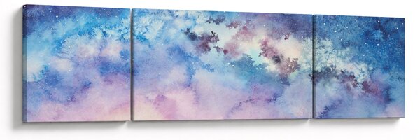 Obraz - Mléčná dráha, aquarel (170x50 cm)