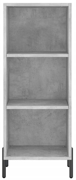 Skříň highboard betonově šedá 34,5x34x180 cm kompozitní dřevo 3200333