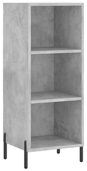 Skříň highboard betonově šedá 34,5x34x180 cm kompozitní dřevo 3200333