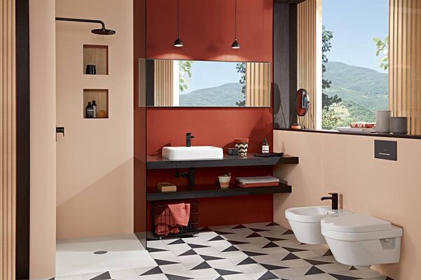 Villeroy & Boch Architectura Combi-Pack - SET Závěsné WC + sedátko SoftClosing, alpská bílá 5684HR01