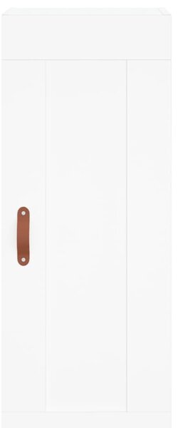 Skříň highboard bílá 34,5 x 34 x 180 cm kompozitní dřevo 3200361