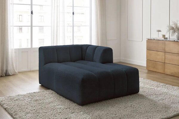 Bobochic Paris Tmavě modrá bouclé lenoška Annecy 170 cm, pravá