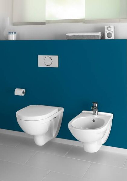 Villeroy & Boch O.Novo Combi-Pack - SET Závěsné WC + sedátko SoftClosing, alpská bílá 5660HR01