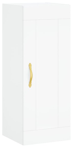 Skříň highboard bílá 34,5 x 34 x 180 cm kompozitní dřevo 3200369