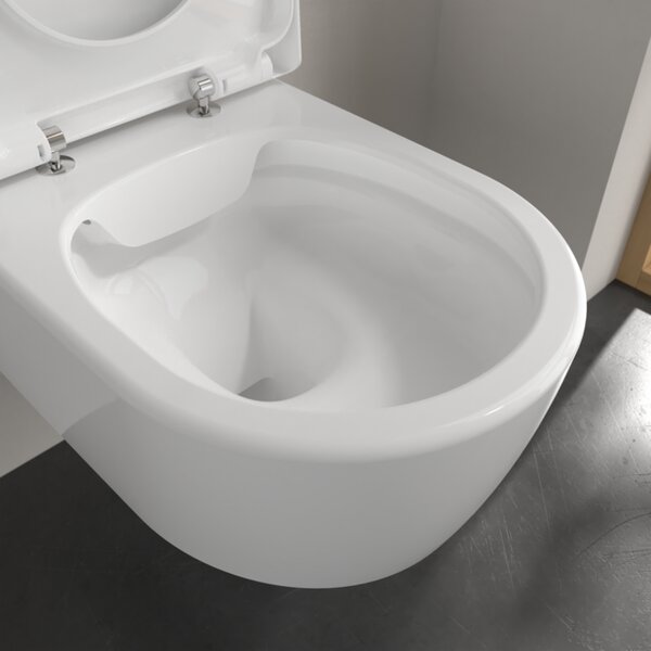 Villeroy & Boch Avento Combi-Pack - SET Závěsné WC + sedátko SoftClosing, alpská bílá 5656HR01