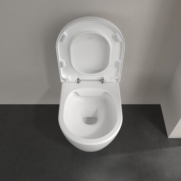 Villeroy & Boch Avento Combi-Pack - SET Závěsné WC + sedátko SoftClosing, alpská bílá 5656HR01