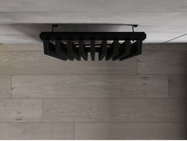Mexen Aurora dekorativní radiátor 1800 x 450 mm, 1347 W, černý - W212-1800-450-00-70