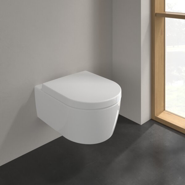 Villeroy & Boch Avento Combi-Pack - SET Závěsné WC + sedátko SoftClosing, alpská bílá 5656HR01