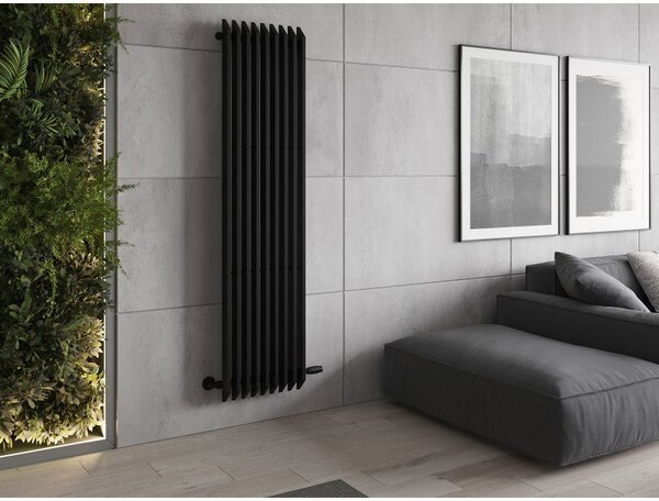 Mexen Aurora dekorativní radiátor 1800 x 450 mm, 1347 W, černý - W212-1800-450-00-70