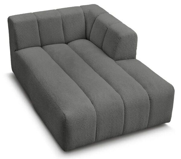 Bobochic Paris Tmavě šedá bouclé lenoška Annecy 170 cm, pravá