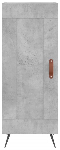 Skříň highboard betonově šedá 34,5x34x180 cm kompozitní dřevo 3200429