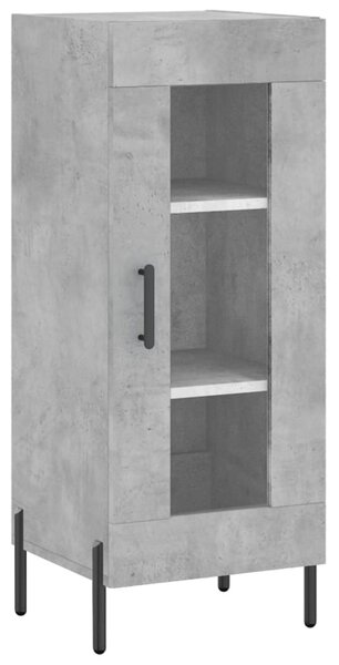 Skříň highboard betonově šedá 34,5x34x180 cm kompozitní dřevo 3200397