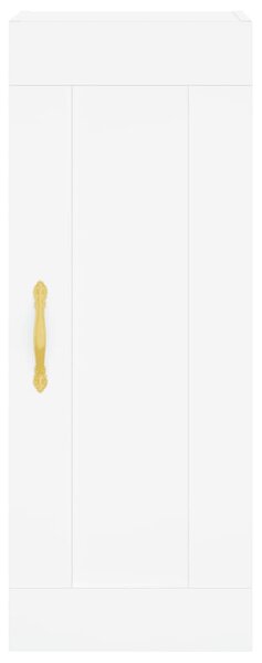 Skříň highboard bílá 34,5 x 34 x 180 cm kompozitní dřevo 3200369