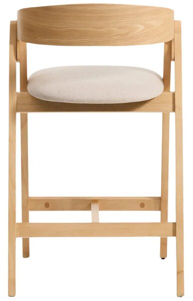 Kave Home Dřevěná barová židle Godia 65 cm