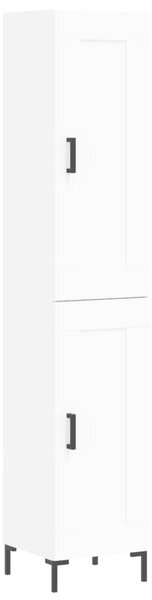 Skříň highboard bílá 34,5 x 34 x 180 cm kompozitní dřevo 3200449