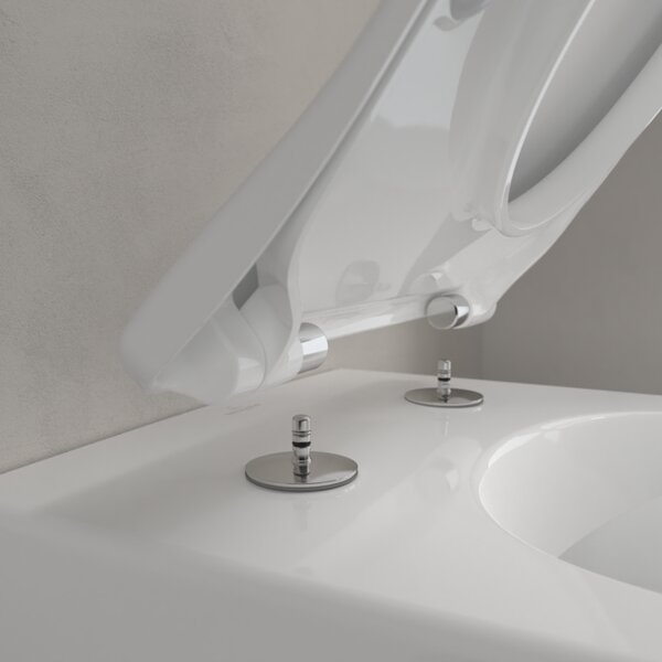 Villeroy & Boch Subway 2.0 Combi-Pack - SET Závěsné WC + sedátko SlimSeat SoftClosing, alpská bílá 5614R201