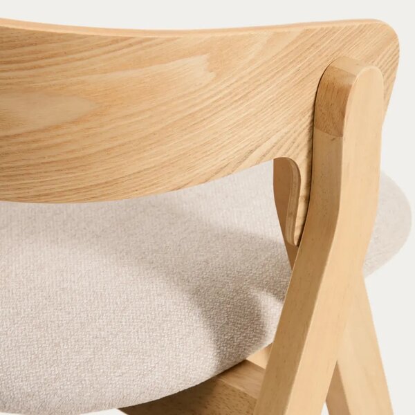 Kave Home Dřevěná barová židle Godia 65 cm