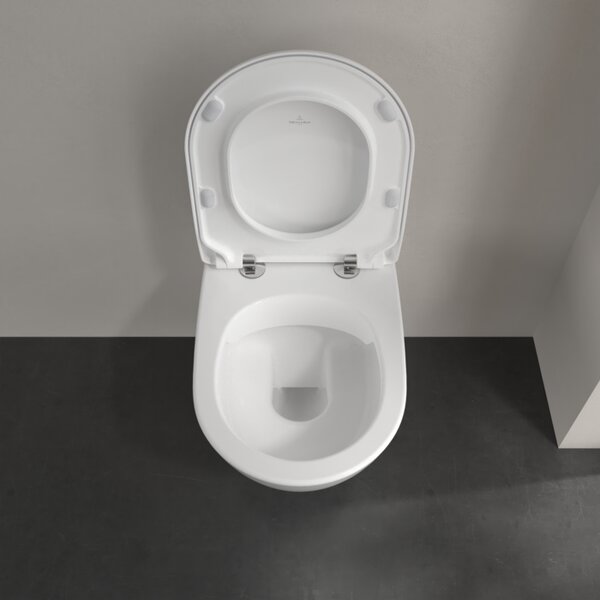 Villeroy & Boch Subway 2.0 Combi-Pack - SET Závěsné WC + sedátko SlimSeat SoftClosing, alpská bílá 5614R201